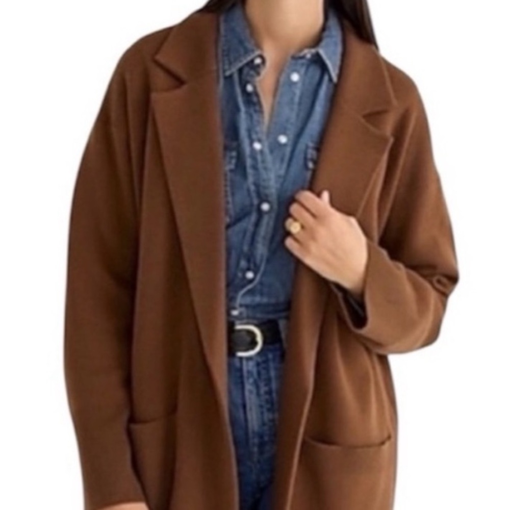 J. Crew Chocolate Brown Women's Cardigan small - Picture 4 of 7